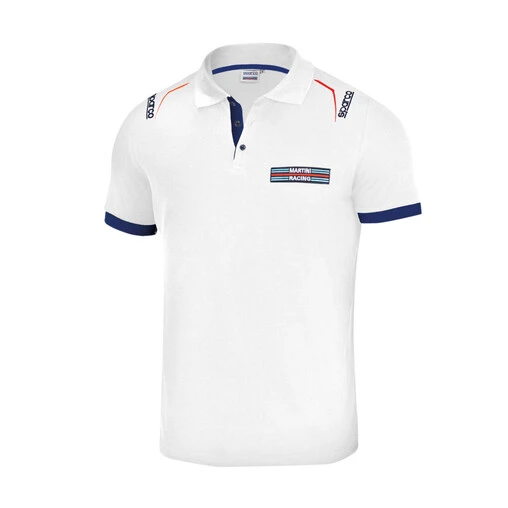 Sparco Martini Racing Embroideries Polo, White