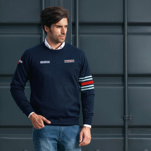 Sparco Martini Racing Wool Crewneck Sweater - Image 3