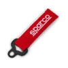 Sparco Leather Keychain - Red
