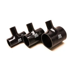 Silicone T-Piece Ø38 To Ø76 Mm, Black