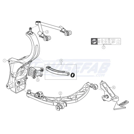 Wisefab Front Track Kit For Nissan GT-R - Image 8
