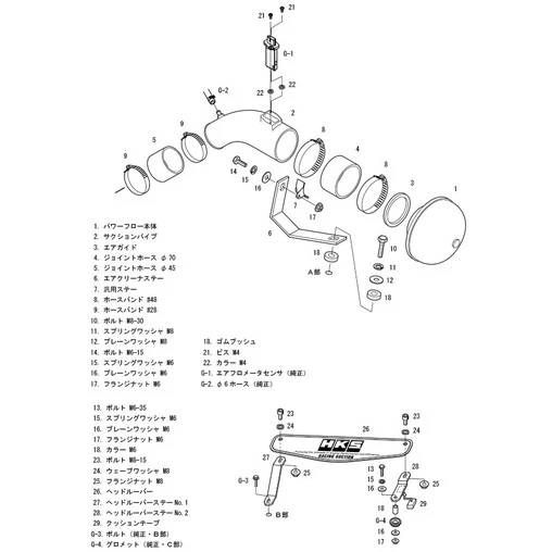 HKS Racing Suction Intake For Nissan Juke (Turbo) - Image 2